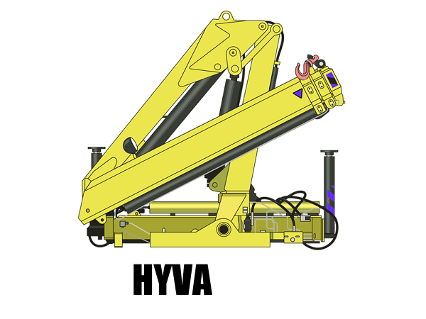 Кран-манипуляторные установки HYVA
